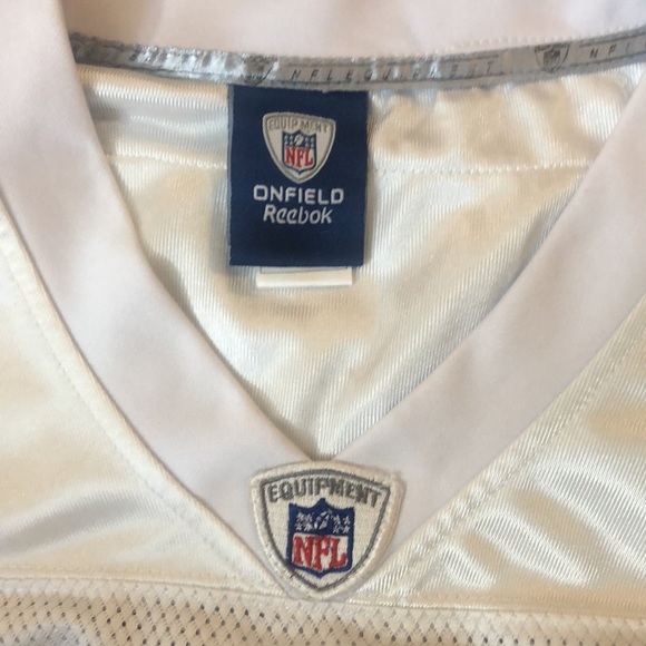 NFL REEBOK NEW YORK JETS JERSEY MEN'S SIZE 56 100% AUTHENTIC SANTONIO HOLMES #10 - Picture 3 of 15